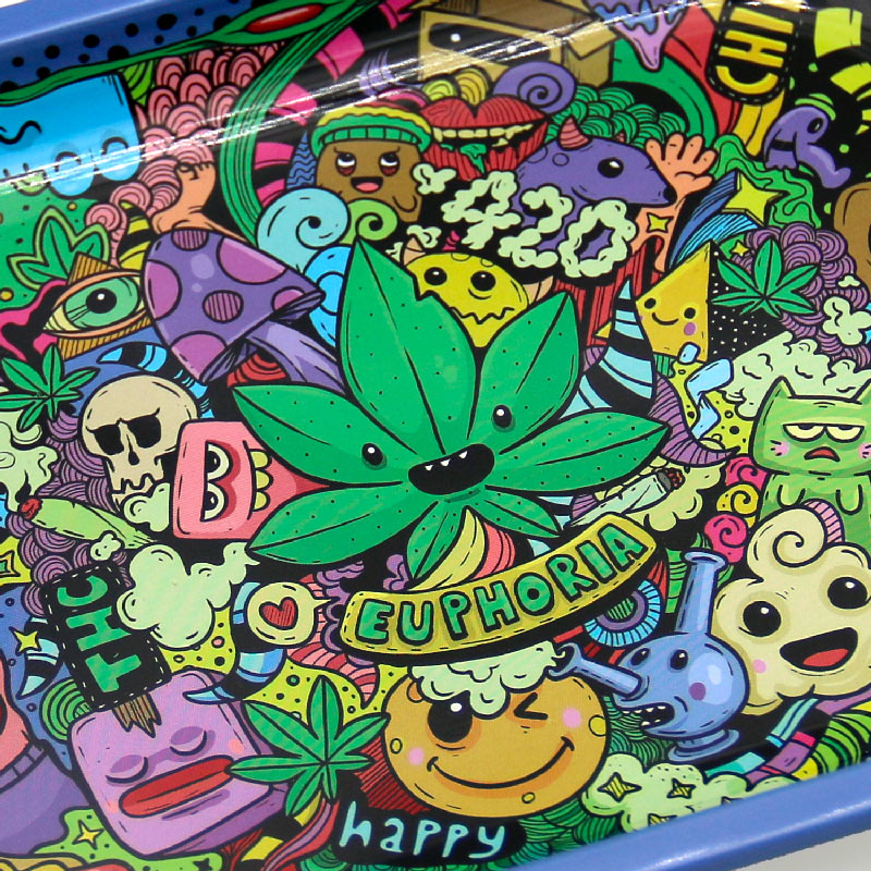 Plateau CBD Euphoria Bleu/Vert